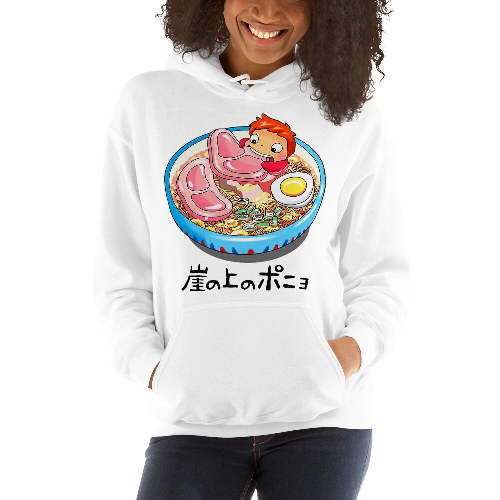 Ghibli Ponyo Loves Ham Hoodie - Image 4