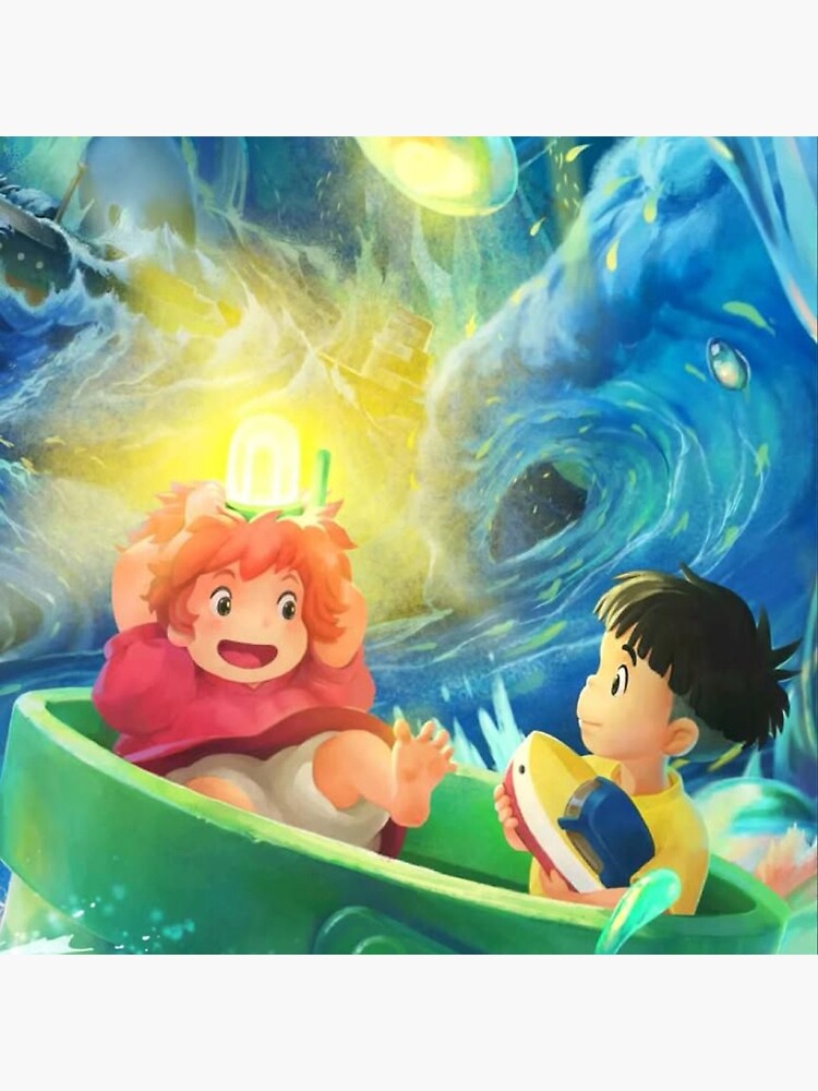 Ponyo Play Together Throw Pillow - Image 2