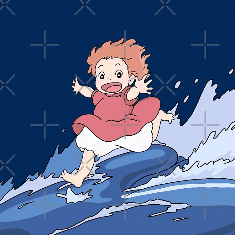Ponyo Run On Water Tote Bag - Image 2