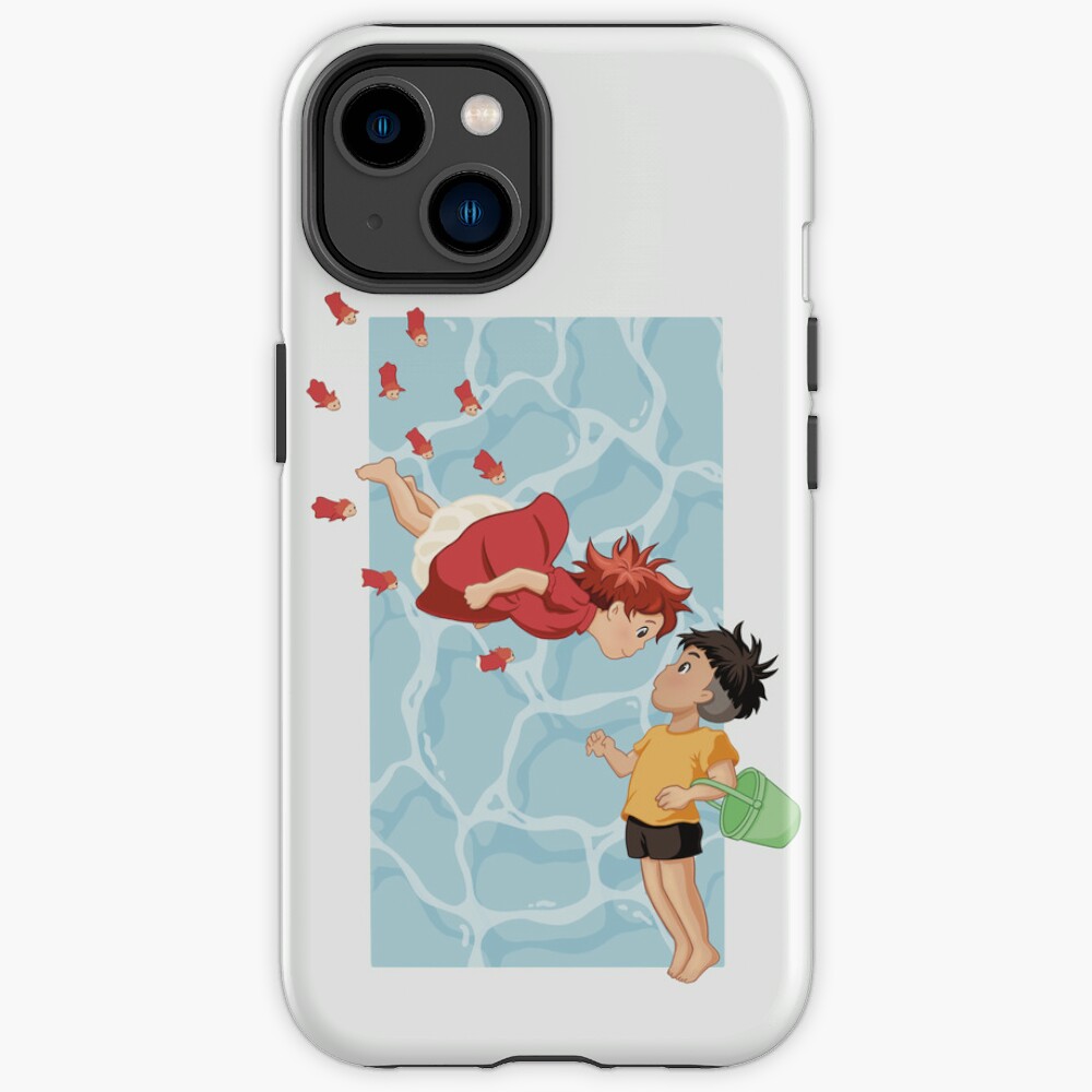 Ponyo On The Cliff By The Sea Ponyo And S%c3%b4suke Studio Ghibli Iphone Case