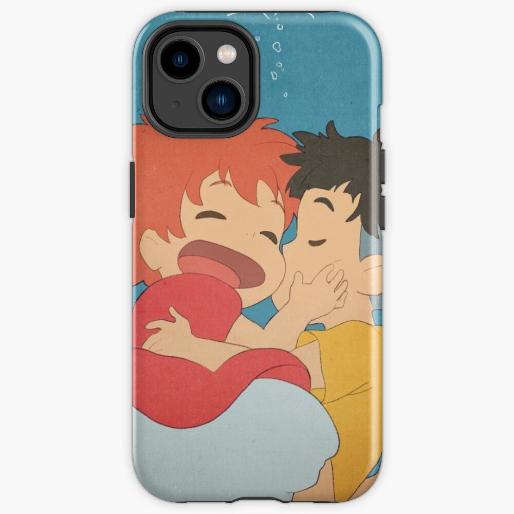 Ponyo Kiss On The Cheek Iphone Case