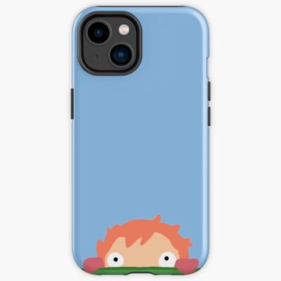 Peeping Ponyo Bucket Iphone Case