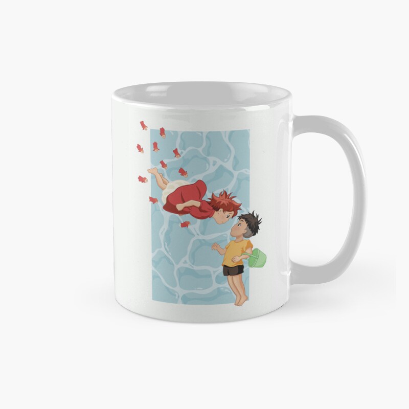 Ponyo On The Cliff By The Sea Ponyo Mug