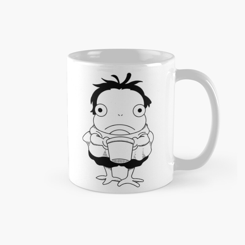 Ponyo Black White Design Mug