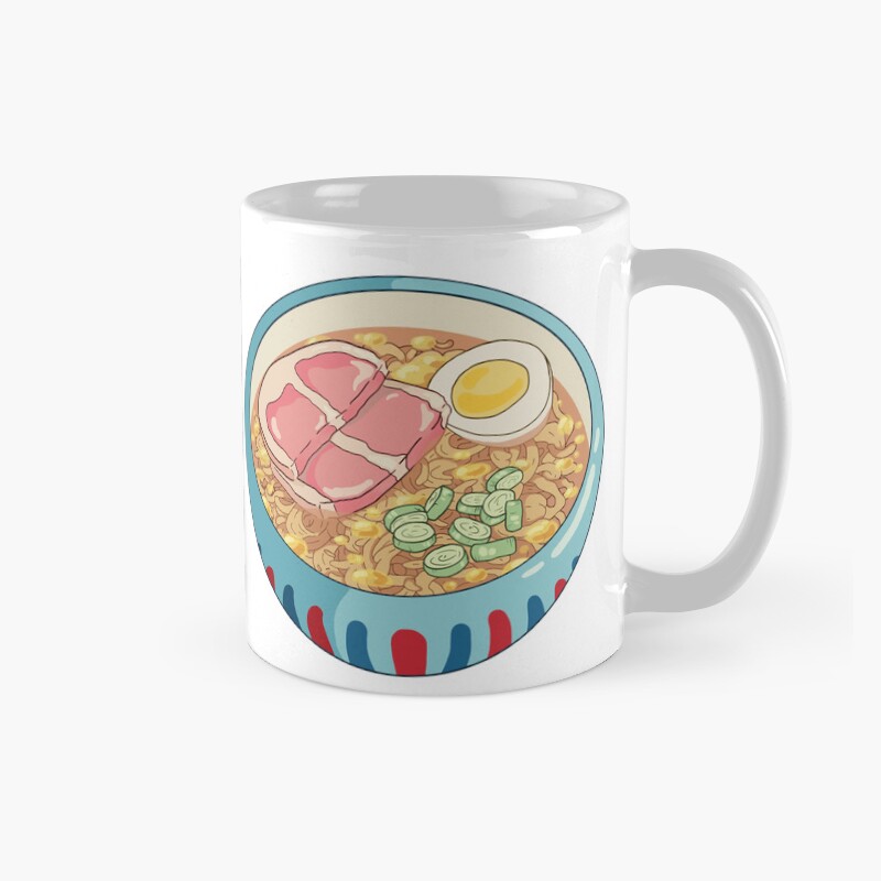 Ponyo Ramen Sticker Mug