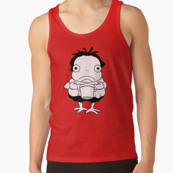 Ponyo Black White Design Tank Top - Image 4