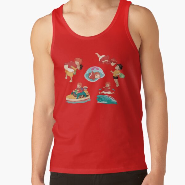 Ponyo On The Cliff Tank Top - Image 4