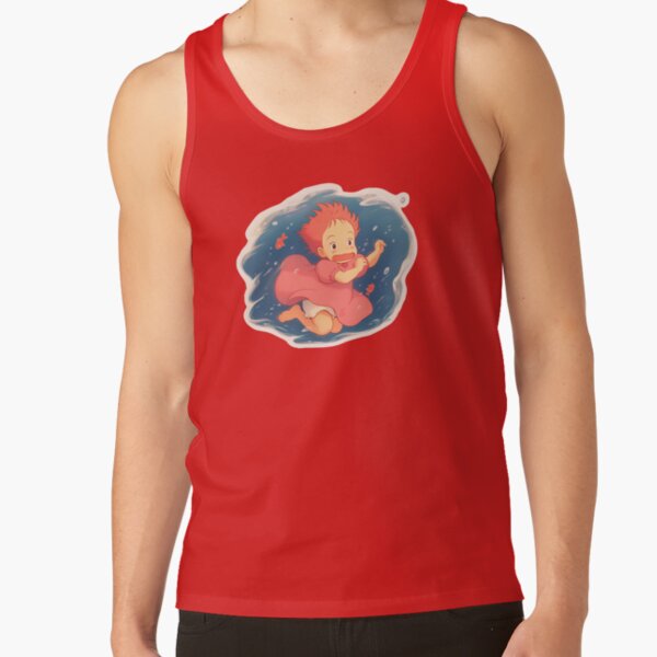 Ponyo Cute Retro Tank Top - Image 4
