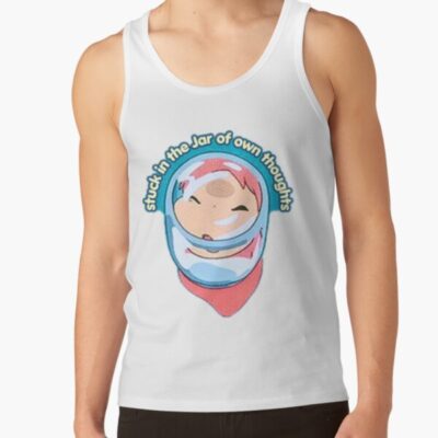 Ponyo In A Jar Sticker Tank Top