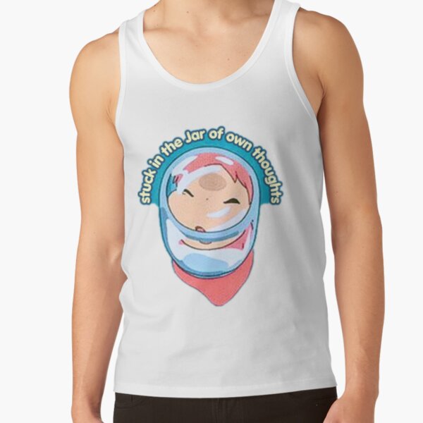 Ponyo In A Jar Sticker Tank Top