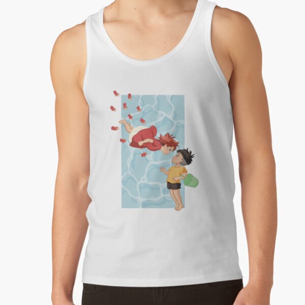 Ponyo On The Cliff By The Sea Tank Top