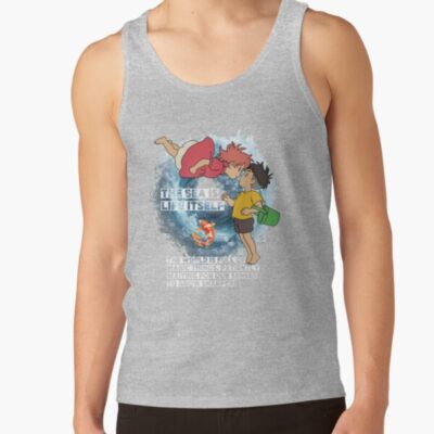Ponyo S Ocean Adventure T Shirt Ponyo Ghibliocean Animekids Tank Top