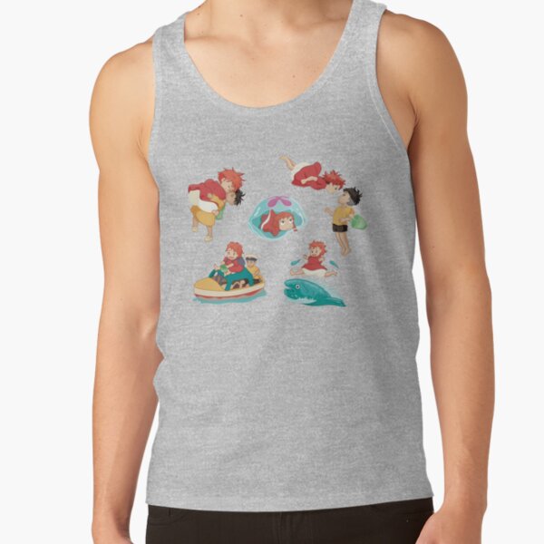 Ponyo On The Cliff Tank Top - Image 3