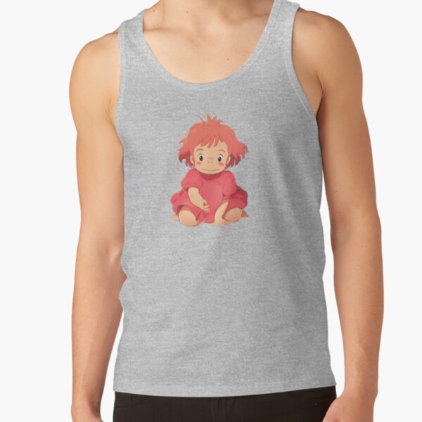 Ponyo Cute Draw Tank Top - Image 4