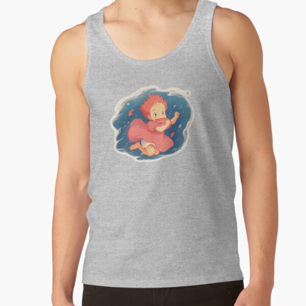 Ponyo Cute Retro Tank Top - Image 3