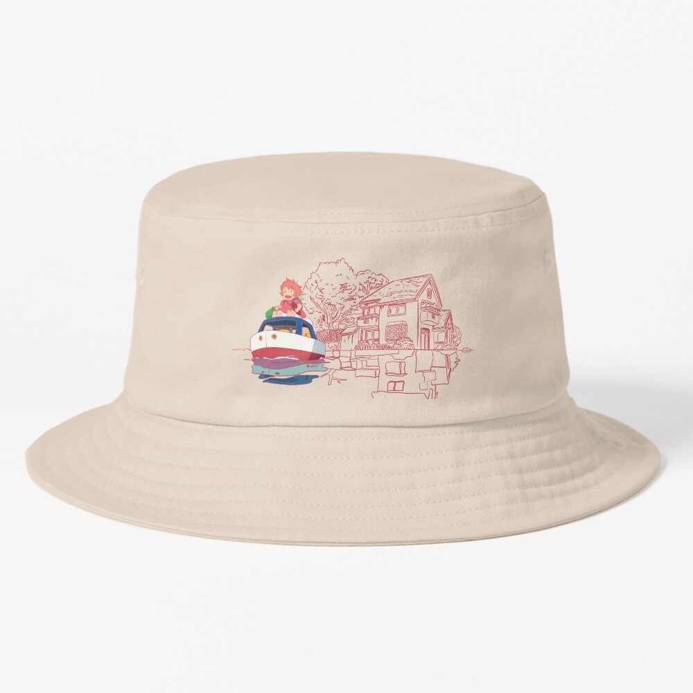 Ponyo Illustration Ponyo Bucket Hat