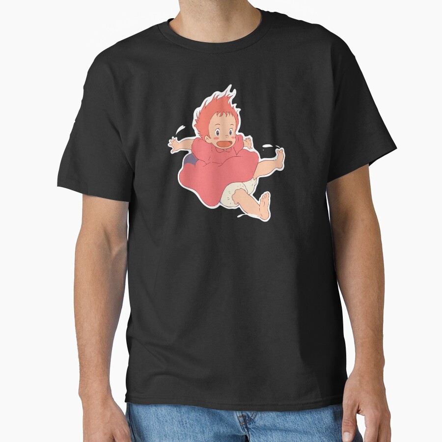 Ponyo Cute Happy T-shirt - Image 2