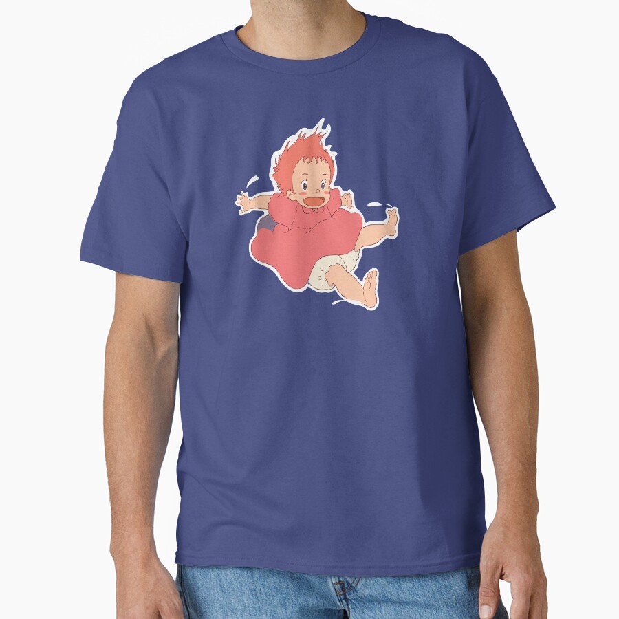 Ponyo Cute Happy T-shirt - Image 4