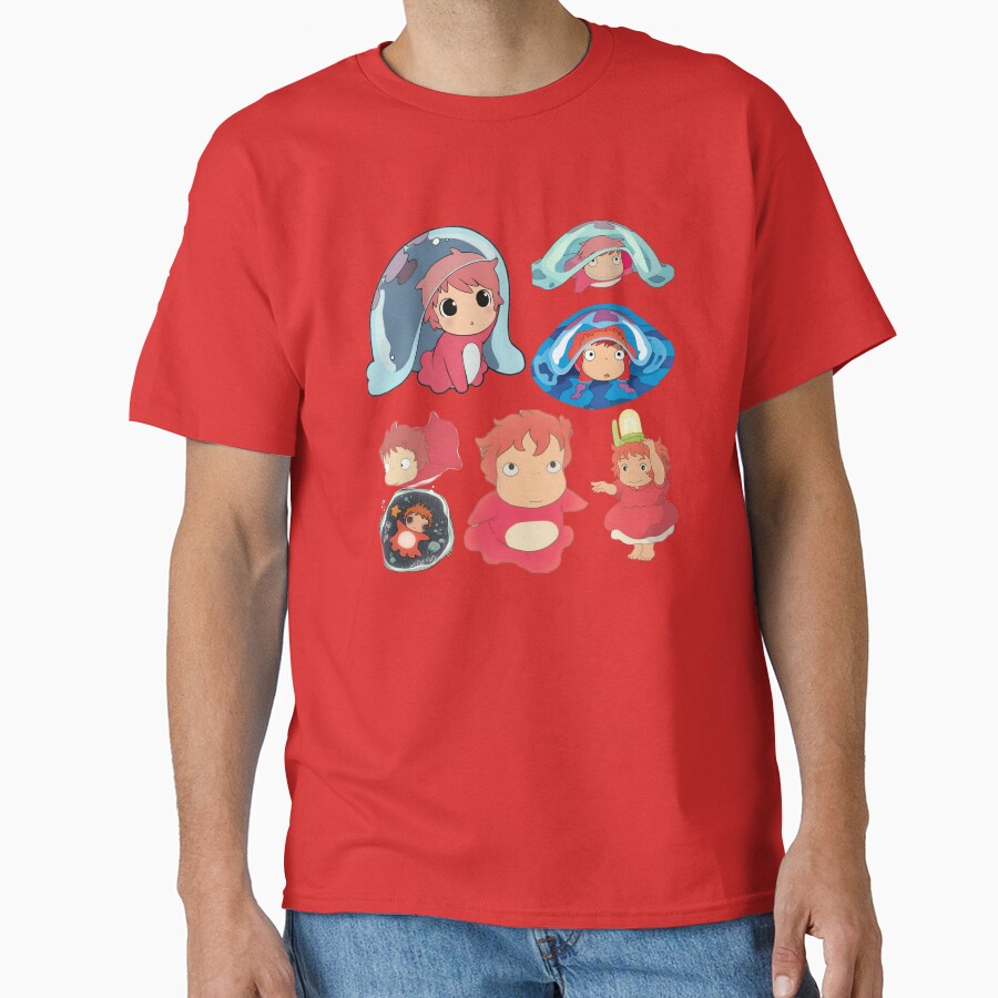 Ponyo Icon Emoji T-shirt - Image 5