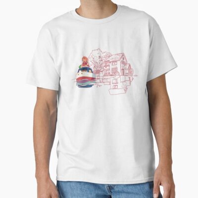 Ponyo Illustration Ponyo T-shirt