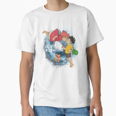 Ponyo S Ocean Adventure T Shirt Ponyo Ghibliocean Animekids T-shirt