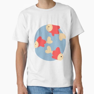 Minimalistic Swimming Goldfish T-shirt