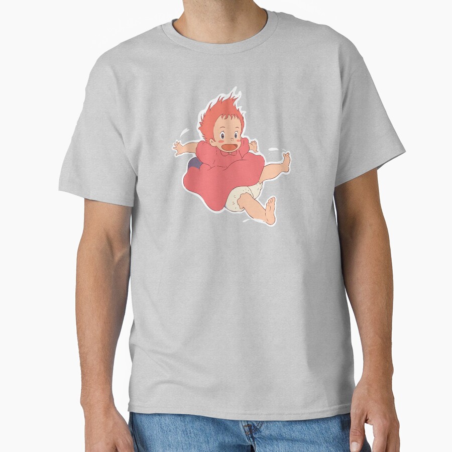 Ponyo Cute Happy T-shirt - Image 3