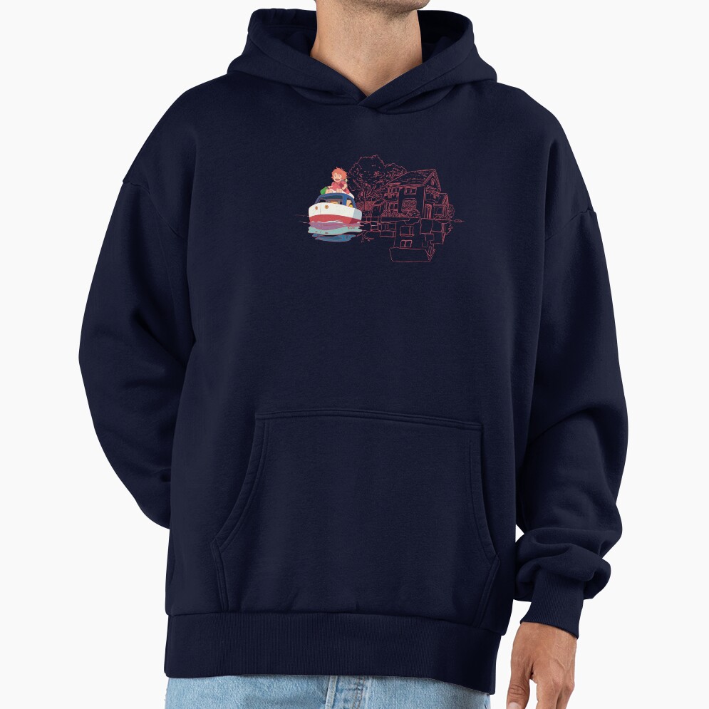 Ponyo Illustration Ponyo Hoodie - Image 5