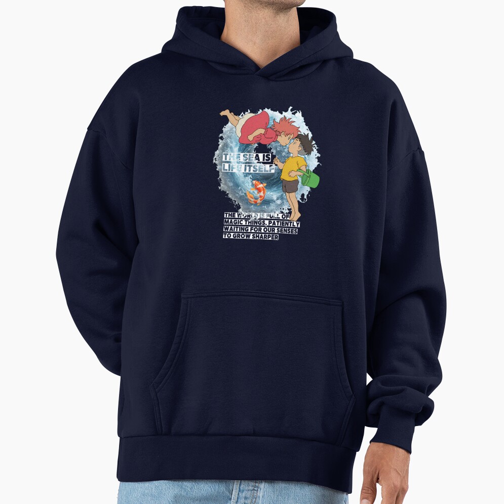 Ponyo S Ocean Adventure T Shirt Ponyo Ghibliocean Animekids Hoodie - Image 5