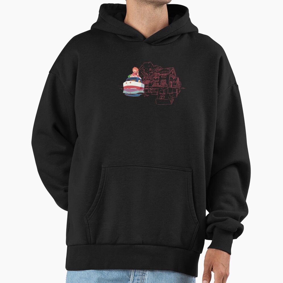 Ponyo Illustration Ponyo Hoodie - Image 2