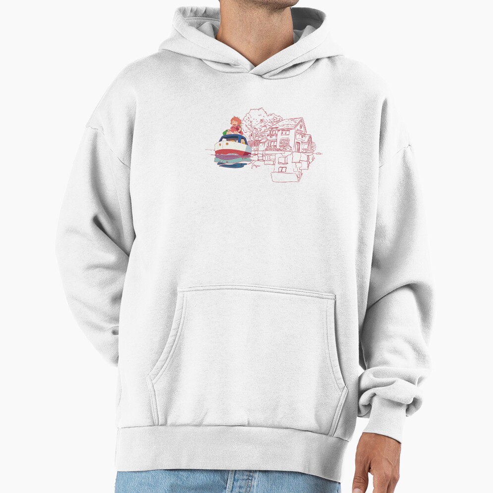 Ponyo Illustration Ponyo Hoodie