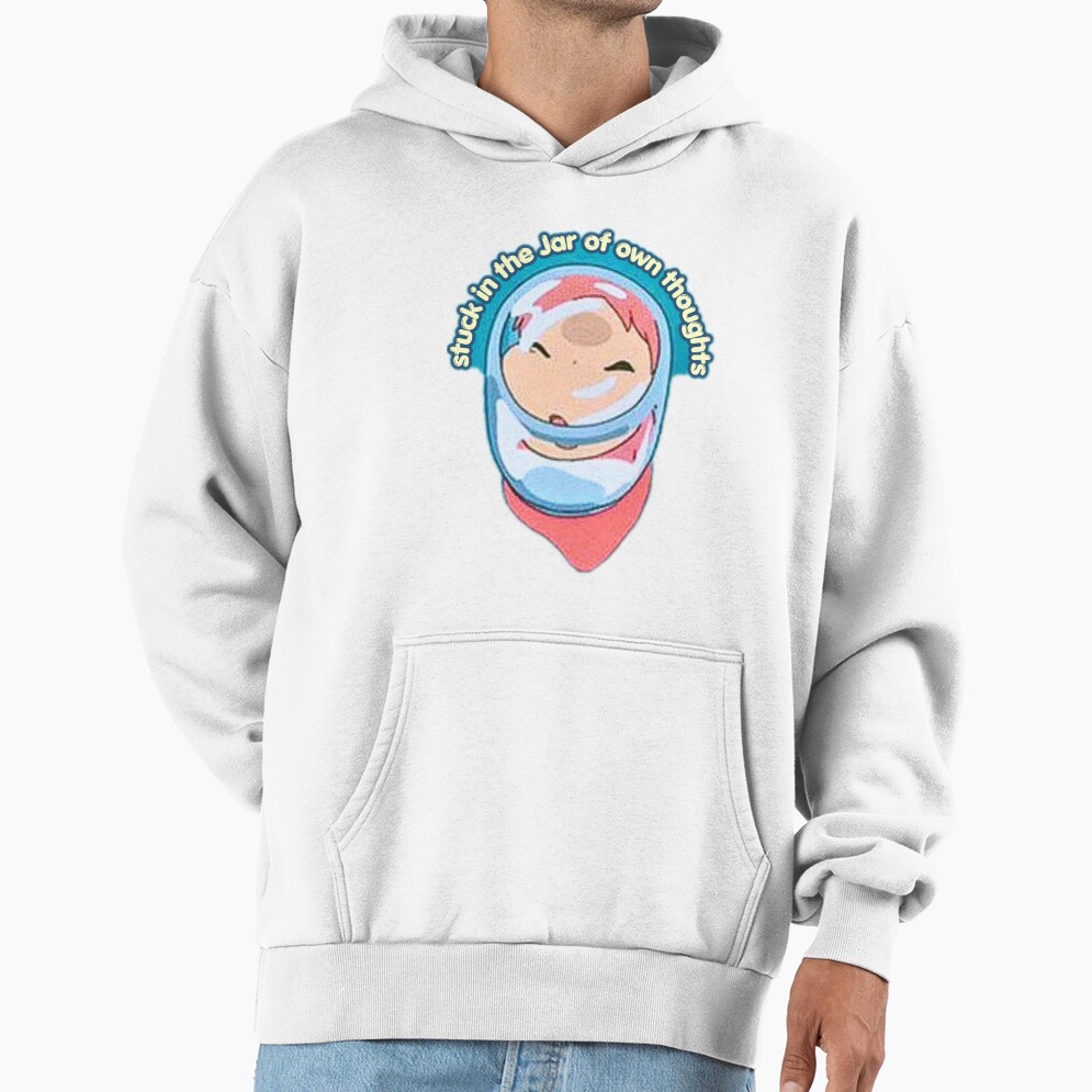 Ponyo In A Jar Sticker Hoodie