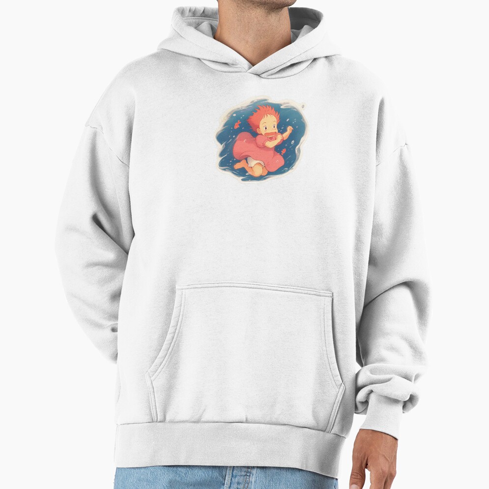 Ponyo Cute Retro Hoodie - Image 2