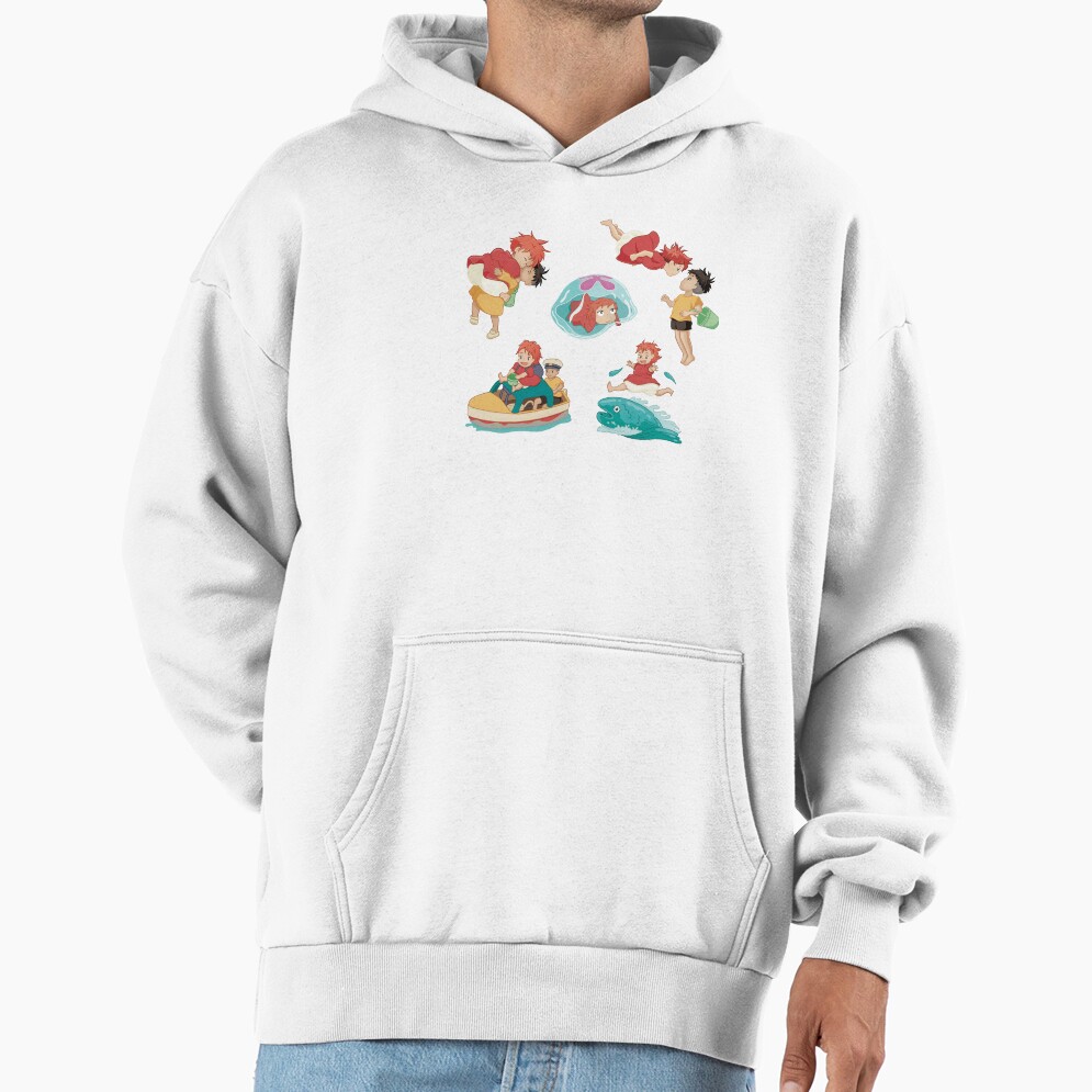 Ponyo On The Cliff Hoodie