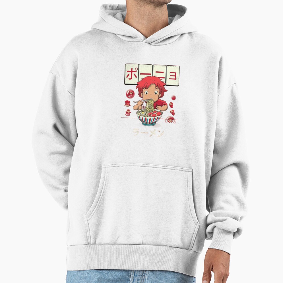 Ponyo Ramen Eatting Hoodie - Image 2