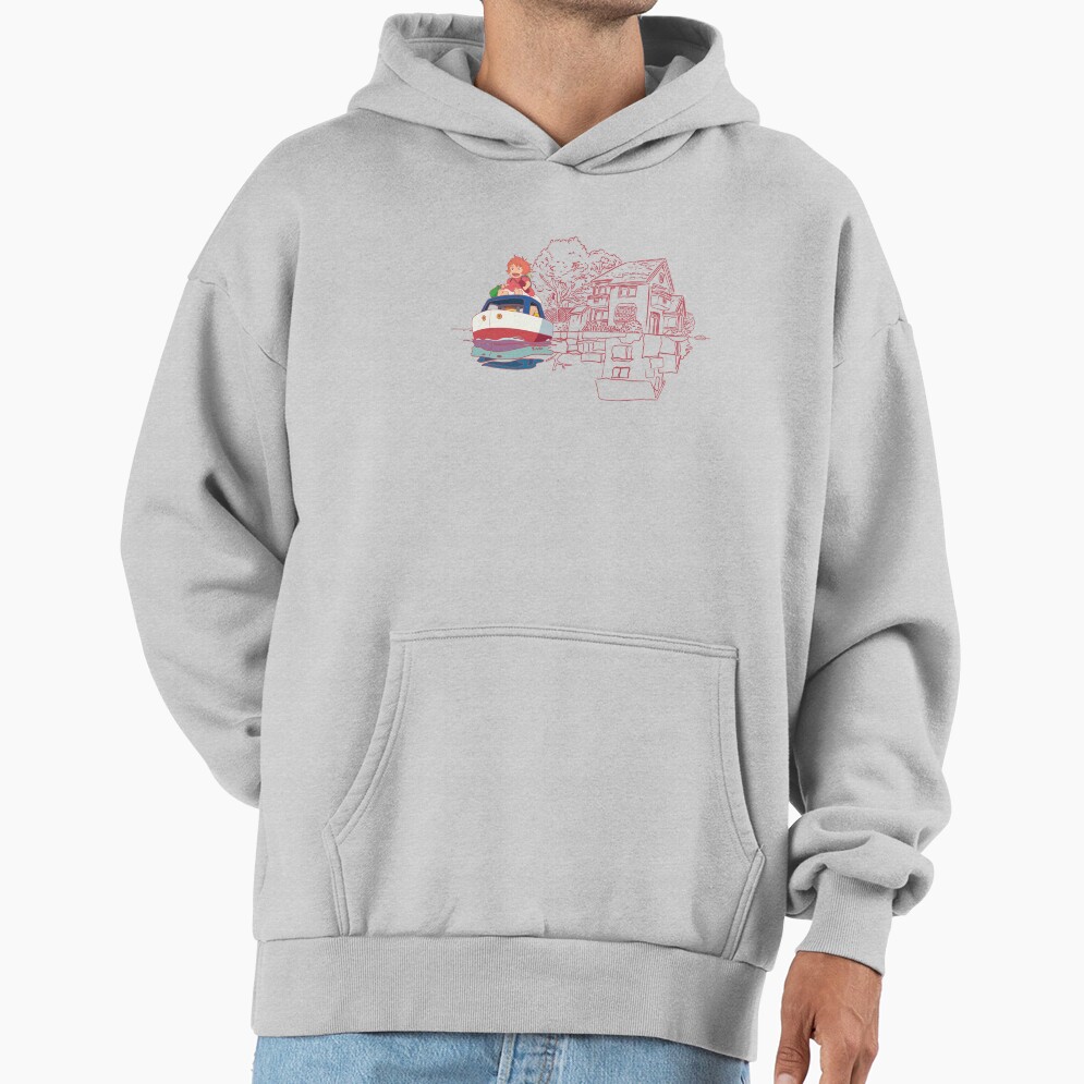 Ponyo Illustration Ponyo Hoodie - Image 4
