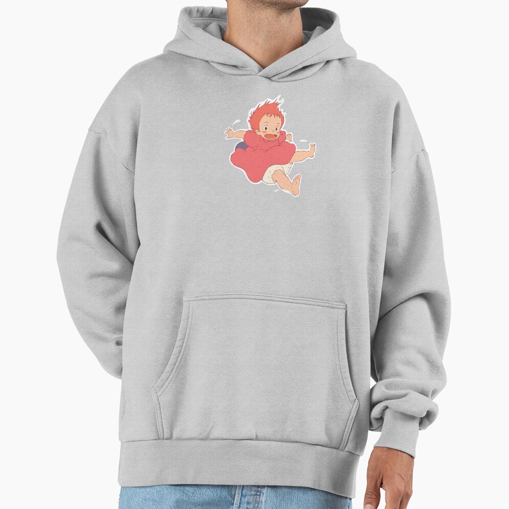 Ponyo Cute Happy Hoodie - Image 4