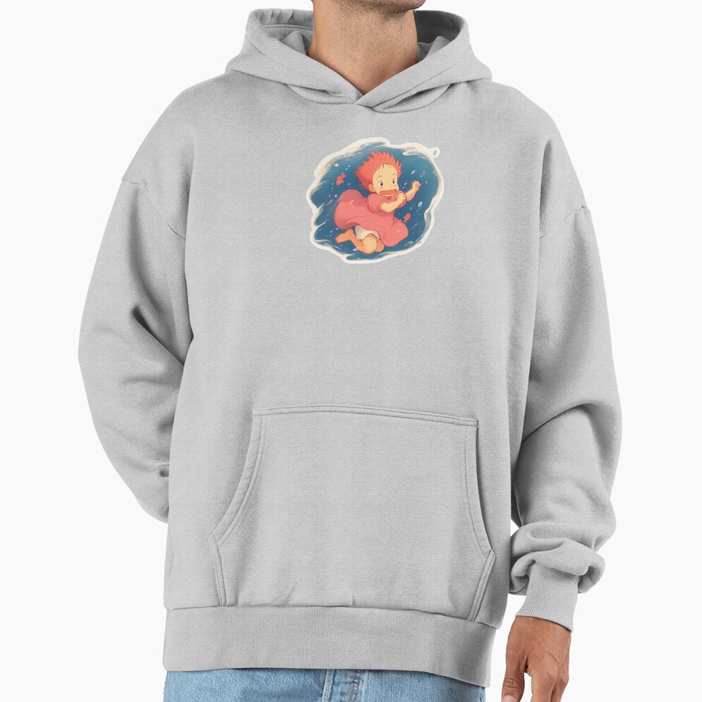 Ponyo Cute Retro Hoodie - Image 4