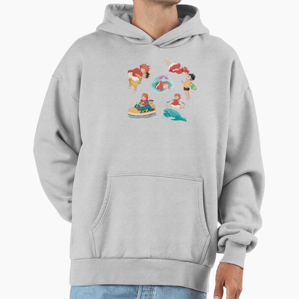 Ponyo On The Cliff Hoodie - Image 4