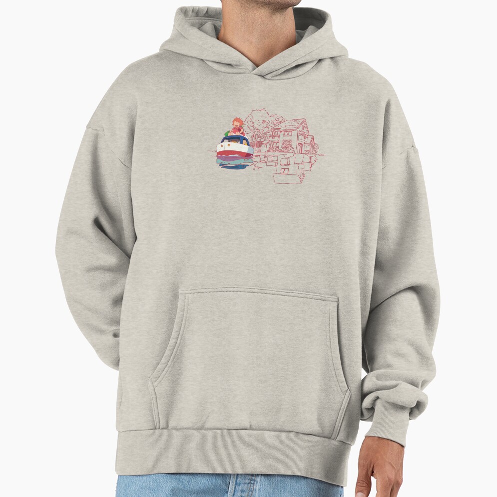 Ponyo Illustration Ponyo Hoodie - Image 3
