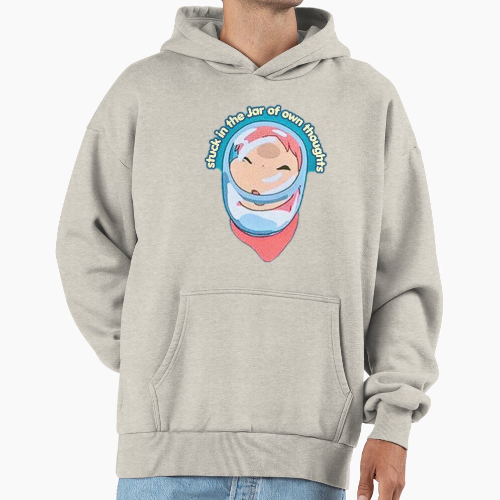 Ponyo In A Jar Sticker Hoodie - Image 3