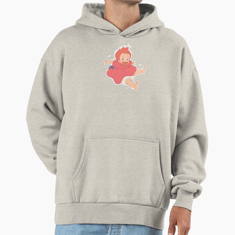 Ponyo Cute Happy Hoodie - Image 3