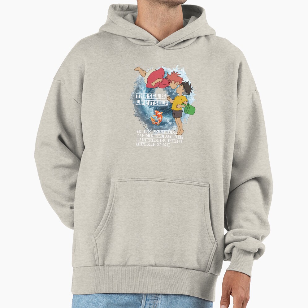 Ponyo S Ocean Adventure T Shirt Ponyo Ghibliocean Animekids Hoodie - Image 3