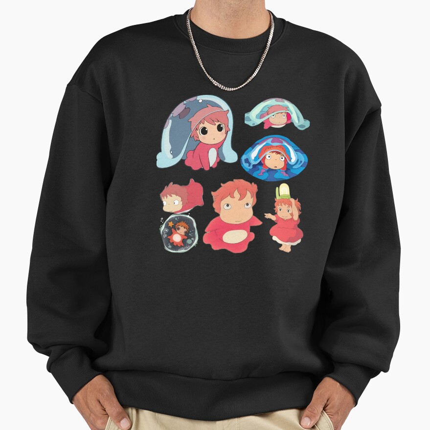 Ponyo Icon Emoji Sweatshirt