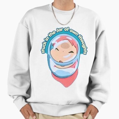 Ponyo In A Jar Sticker Sweatshirt