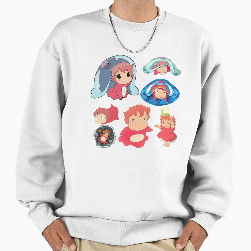 Ponyo Icon Emoji Sweatshirt - Image 2