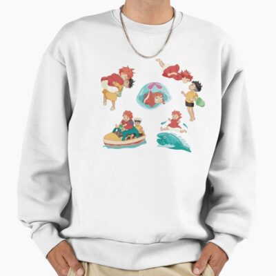 Ponyo On The Cliff Sweatshirt