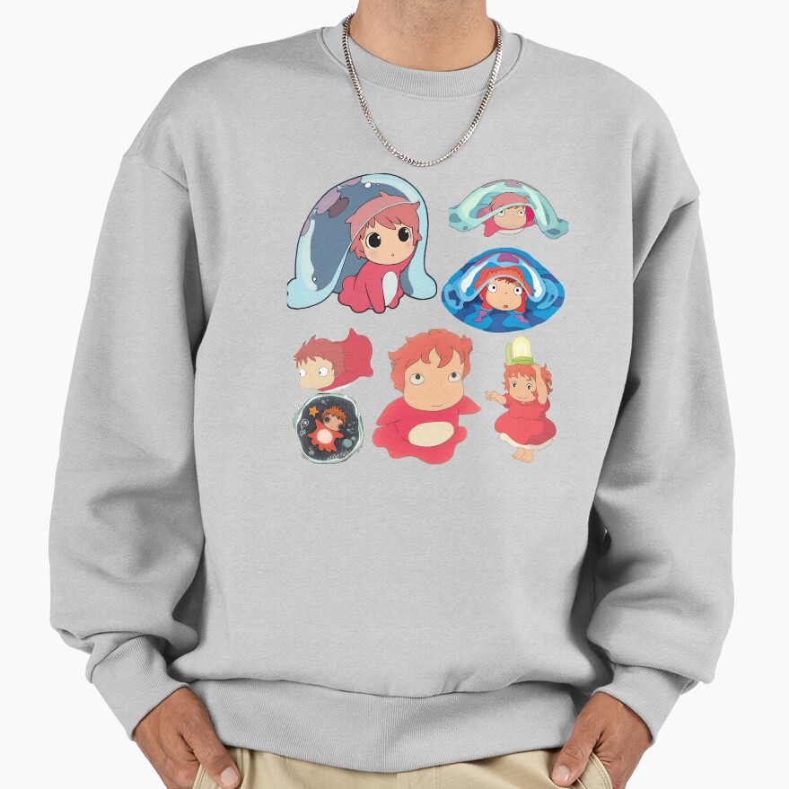 Ponyo Icon Emoji Sweatshirt - Image 4