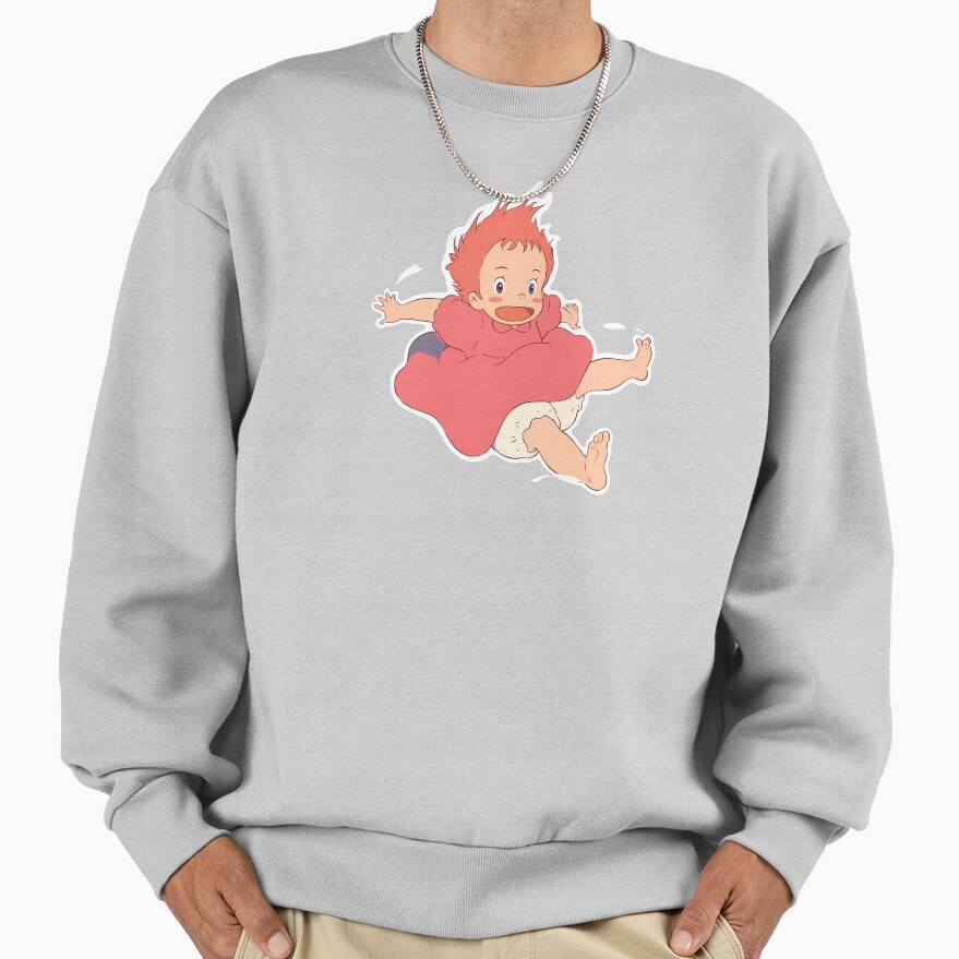 Ponyo Cute Happy Sweatshirt