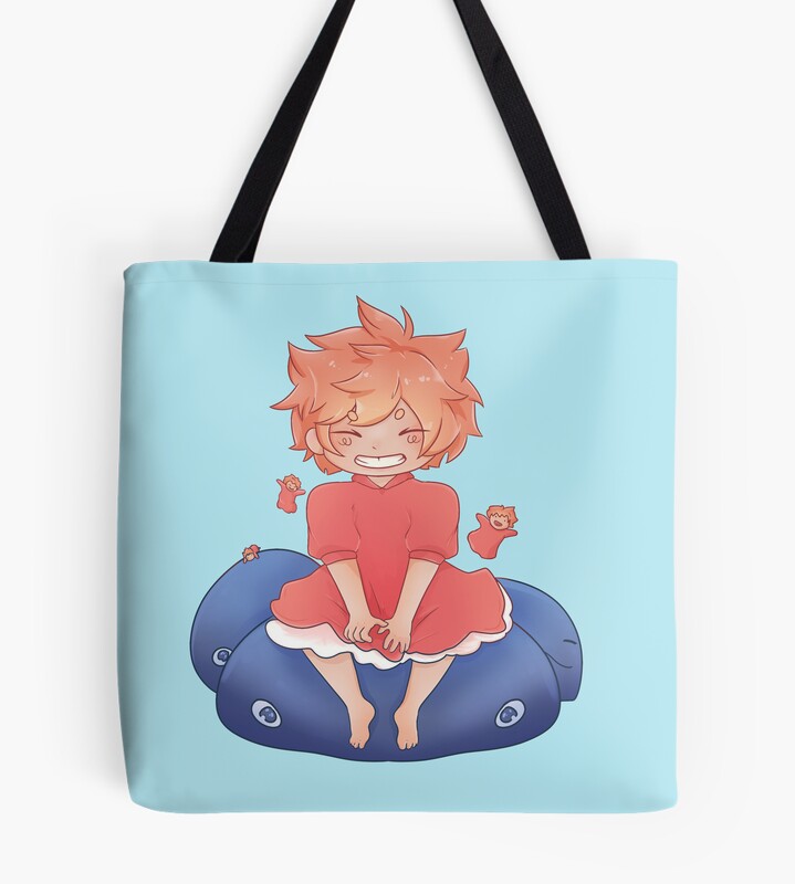 Ponyo Draw Tote Bag